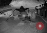 Image of indoor ski slope New York City USA, 1936, second 27 stock footage video 65675053650