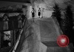 Image of indoor ski slope New York City USA, 1936, second 37 stock footage video 65675053650