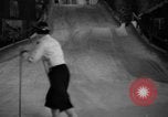 Image of indoor ski slope New York City USA, 1936, second 45 stock footage video 65675053650