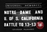 Standbild Fußballspiel Los Angeles California USA, 1936, aus Sekunde 1 historischem Filmmaterial Videoclip 65675053652