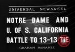Standbild Fußballspiel Los Angeles California USA, 1936, aus Sekunde 3 historischem Filmmaterial Videoclip 65675053652
