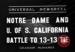 Standbild Fußballspiel Los Angeles California USA, 1936, aus Sekunde 7 historischem Filmmaterial Videoclip 65675053652