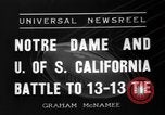 Standbild Fußballspiel Los Angeles California USA, 1936, aus Sekunde 8 historischem Filmmaterial Videoclip 65675053652