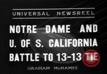 Standbild Fußballspiel Los Angeles California USA, 1936, aus Sekunde 9 historischem Filmmaterial Videoclip 65675053652