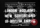 Image of King George VI London England United Kingdom, 1936, second 3 stock footage video 65675053654