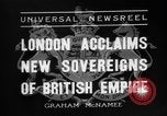 Image of King George VI London England United Kingdom, 1936, second 8 stock footage video 65675053654