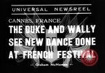 Immagine di Prince Edward VIII Cannes Francia, 1938, secondo 4 filmato di repertorio 65675053662