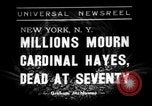 Immagine di Il Cardinale Hayes Saint Joseph New York USA, 1938, secondo 1 filmato di repertorio 65675053663