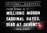 Immagine di Il Cardinale Hayes Saint Joseph New York USA, 1938, secondo 4 filmato di repertorio 65675053663