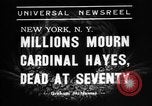 Immagine di Il Cardinale Hayes Saint Joseph New York USA, 1938, secondo 5 filmato di repertorio 65675053663