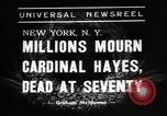 Immagine di Il Cardinale Hayes Saint Joseph New York USA, 1938, secondo 7 filmato di repertorio 65675053663
