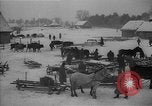 Image of Ukraine farm workers on snow covered farm Kiev Ukraine, 1947, second 4 stock footage video 65675053671