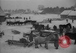 Image of Ukraine farm workers on snow covered farm Kiev Ukraine, 1947, second 5 stock footage video 65675053671