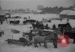 Image of Ukraine farm workers on snow covered farm Kiev Ukraine, 1947, second 7 stock footage video 65675053671