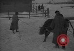 Image of Ukraine farm workers on snow covered farm Kiev Ukraine, 1947, second 13 stock footage video 65675053671