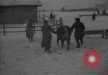 Image of Ukraine farm workers on snow covered farm Kiev Ukraine, 1947, second 16 stock footage video 65675053671