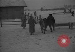 Image of Ukraine farm workers on snow covered farm Kiev Ukraine, 1947, second 17 stock footage video 65675053671