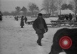 Image of Ukraine farm workers on snow covered farm Kiev Ukraine, 1947, second 23 stock footage video 65675053671