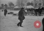 Image of Ukraine farm workers on snow covered farm Kiev Ukraine, 1947, second 24 stock footage video 65675053671