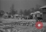 Image of Ukraine farm workers on snow covered farm Kiev Ukraine, 1947, second 35 stock footage video 65675053671