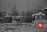 Image of Ukraine farm workers on snow covered farm Kiev Ukraine, 1947, second 46 stock footage video 65675053671