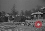 Image of Ukraine farm workers on snow covered farm Kiev Ukraine, 1947, second 48 stock footage video 65675053671