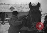 Image of Ukraine farm workers on snow covered farm Kiev Ukraine, 1947, second 62 stock footage video 65675053671