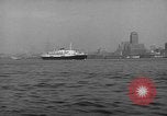 Image navire à moteur Vulcania New York City USA, 1948, de la seconde 60 séquences d'archives historiques vidéo 65675053691