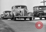 Image of highway traffic jam of 1930s cars New York City USA, 1939, second 3 stock footage video 65675053710