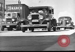 Image of highway traffic jam of 1930s cars New York City USA, 1939, second 4 stock footage video 65675053710