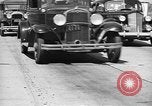 Image of highway traffic jam of 1930s cars New York City USA, 1939, second 5 stock footage video 65675053710