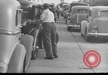 Image of highway traffic jam of 1930s cars New York City USA, 1939, second 17 stock footage video 65675053710