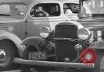 Image of highway traffic jam of 1930s cars New York City USA, 1939, second 39 stock footage video 65675053710