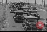 Image of highway traffic jam of 1930s cars New York City USA, 1939, second 45 stock footage video 65675053710