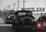 Image of highway traffic jam of 1930s cars New York City USA, 1939, second 46 stock footage video 65675053710