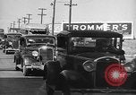 Image of highway traffic jam of 1930s cars New York City USA, 1939, second 47 stock footage video 65675053710