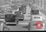 Image of highway traffic jam of 1930s cars New York City USA, 1939, second 48 stock footage video 65675053710