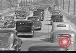 Image of highway traffic jam of 1930s cars New York City USA, 1939, second 49 stock footage video 65675053710