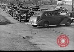 Image of highway traffic jam of 1930s cars New York City USA, 1939, second 53 stock footage video 65675053710