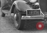 Image of highway traffic jam of 1930s cars New York City USA, 1939, second 56 stock footage video 65675053710