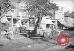 Image of steam shovel and heavy timbers at construction site London England United Kingdom, 1938, second 7 stock footage video 65675053800