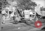 Image of steam shovel and heavy timbers at construction site London England United Kingdom, 1938, second 9 stock footage video 65675053800