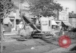 Image of steam shovel and heavy timbers at construction site London England United Kingdom, 1938, second 10 stock footage video 65675053800
