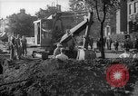Image of steam shovel and heavy timbers at construction site London England United Kingdom, 1938, second 16 stock footage video 65675053800
