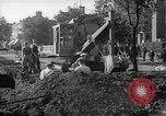 Image of steam shovel and heavy timbers at construction site London England United Kingdom, 1938, second 24 stock footage video 65675053800