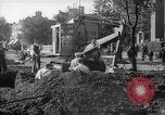 Image of steam shovel and heavy timbers at construction site London England United Kingdom, 1938, second 31 stock footage video 65675053800