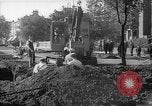 Image of steam shovel and heavy timbers at construction site London England United Kingdom, 1938, second 35 stock footage video 65675053800
