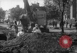 Image of steam shovel and heavy timbers at construction site London England United Kingdom, 1938, second 39 stock footage video 65675053800