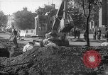 Image of steam shovel and heavy timbers at construction site London England United Kingdom, 1938, second 44 stock footage video 65675053800