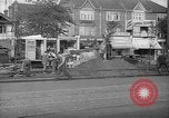 Image of steam shovel and heavy timbers at construction site London England United Kingdom, 1938, second 45 stock footage video 65675053800